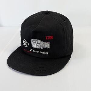 VTG GE T700 Aircraft Engines Trucker Snapback Cap Hat Black P Brand USA
